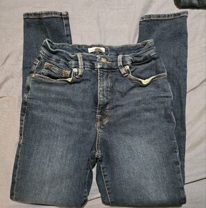 Good American Organic Cotton Blue Jeans